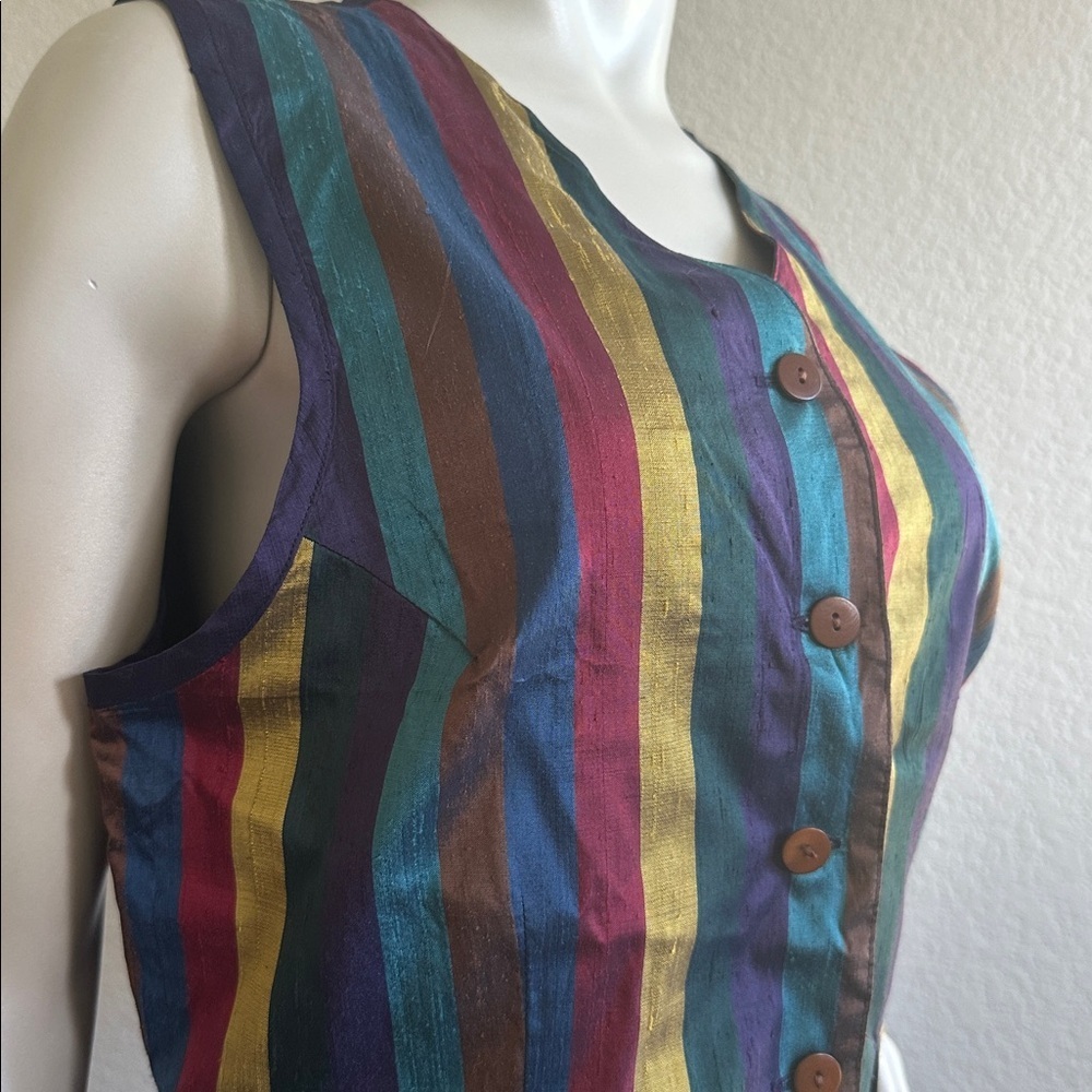 GAP Multicolor Striped Vest - Picture 9 of 11